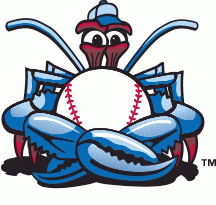 Lakewood BlueClaws 2001-2009 Cap Logo vinyl decal